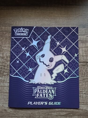 PALDEAN FATES PLAYER&#39;S GUIDE 2024 ELITE TRAINER BOX ETB POKEMON TCG - $5.69