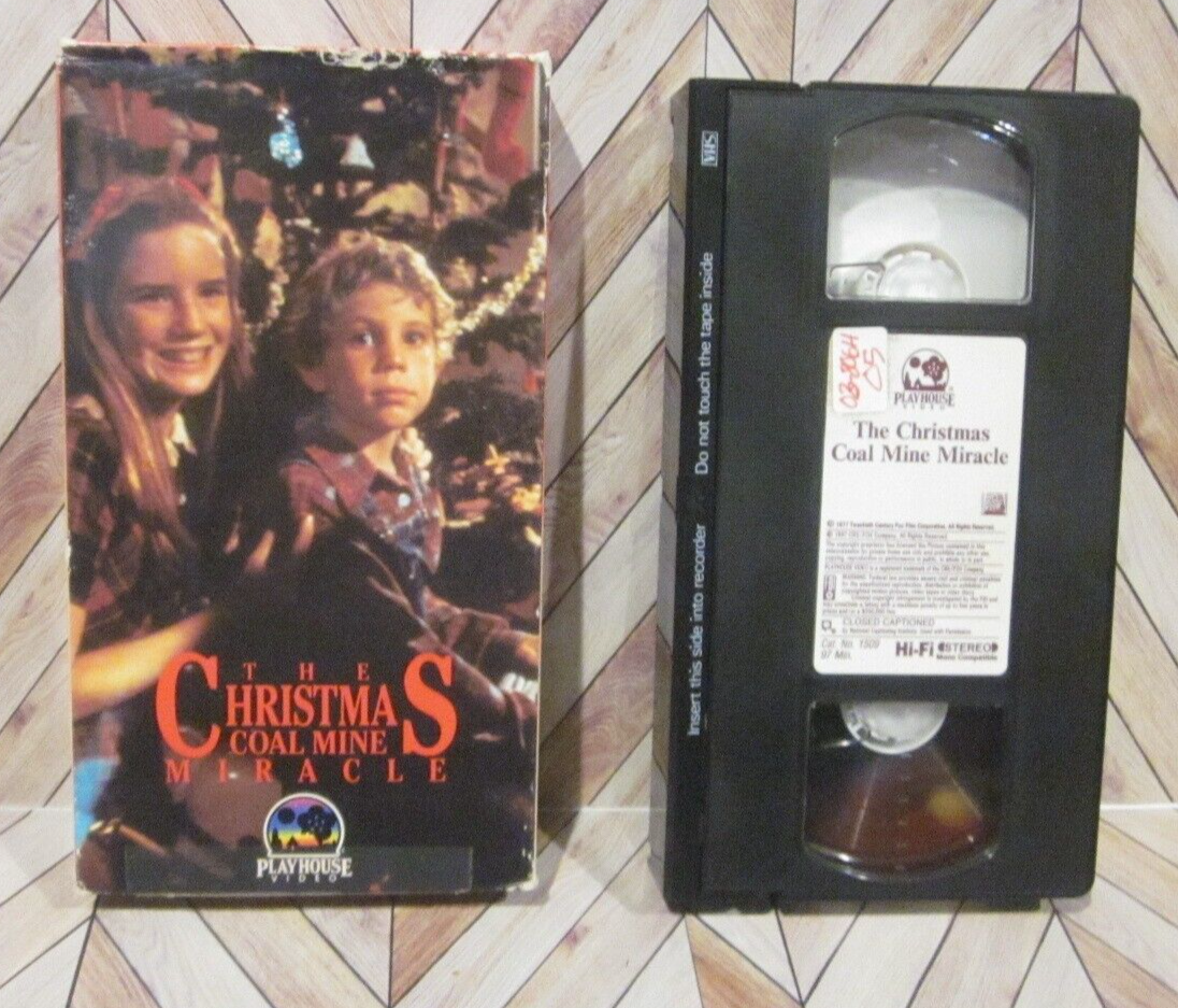 Primary image for The Christmas Coal Mine Miracle VHS Video Kurt Russell Melissa Gilbert