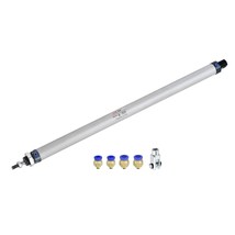 Uxcell Pneumatic Air Cylinder 16Mm Bore 300Mm Stroke With Y Connector An... - £30.22 GBP