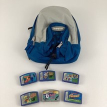 Leap Frog Leapster Accessories Backpack Case Game Cartridges Grade Schoo... - $34.60