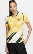 NWT nike Women's M/medium Australia Soccer Jersey World Cup AJ4388-397 - £53.13 GBP