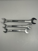 Vintage CRAFTSMAN 3PC -V- series Double Open End Wrench Set 44506 07 08 Metric - £11.14 GBP