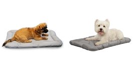 Heavy Duty Chew Resistant Gray Crate Mats for Dogs Reinforced Megaruffs Dog Beds - £16.34 GBP+