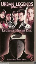 Urban Legends: Final Cut (2001, VHS) - $4.94