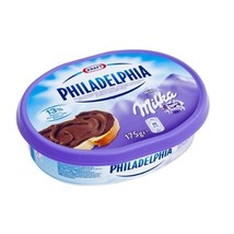 Philadelphia Spreadable Cream Cheese, Milka Chocolate with Milk, 6.2 Oz or 175 G - $27.21