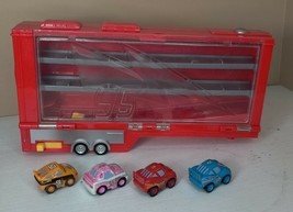 Disney Pixar Cars Large Mack Truck Lightning McQueen 2012 Mattel 8” W7170 + Cars - £7.24 GBP