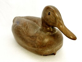 Herters Plastic Duck Decoy, Brown Female Mallard, Anchor String, Vintage, DCK-17 - £19.31 GBP