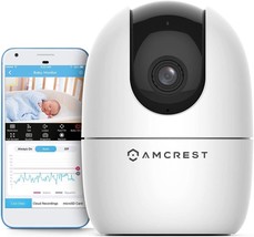 1080P WiFi Camera Indoor Cam Dog Camera Sound Baby Monitor Human Pet Det... - £44.79 GBP
