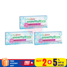 3 X Phytoscience Snowphyll Forte Snow Algae Chlorophyll &amp; Mulberry Leaf ... - $120.68