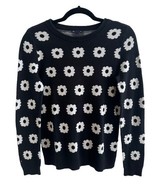 Gap Size XS Blue Flower Sweater - $366.58 MXN