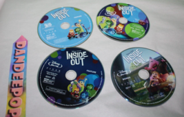 4 Disc Disney Pixar Inside Out 3D, Blu Ray DVD And Bonus Loose - £7.90 GBP