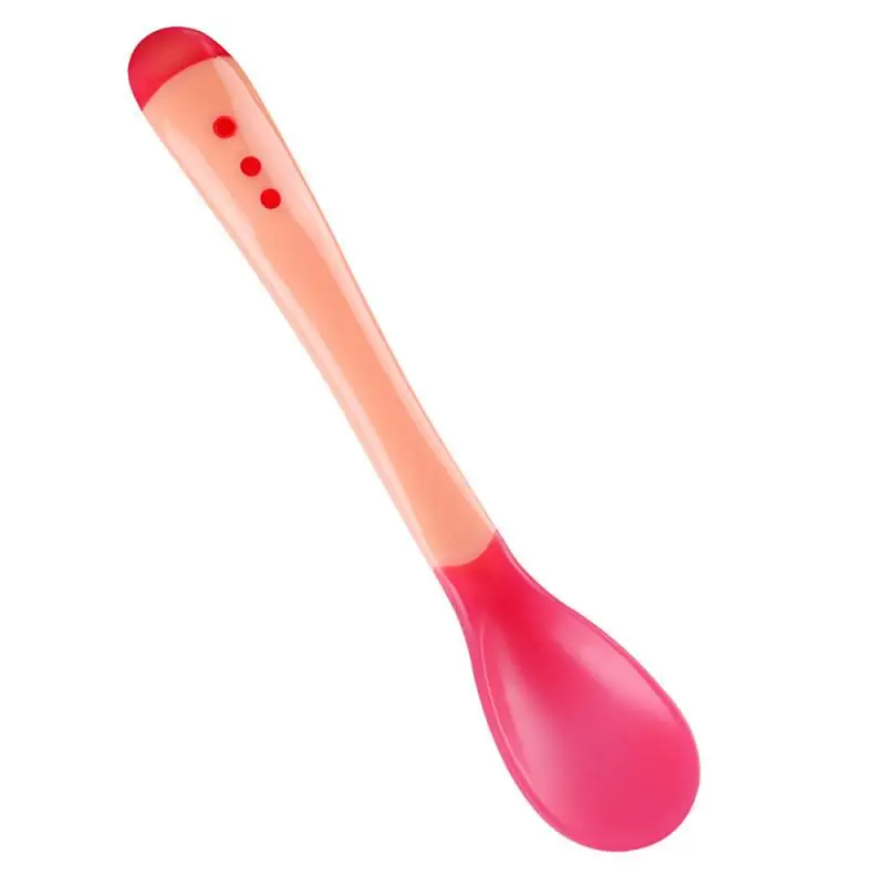 3 Colors Of Temperature Sensing Spoon Suitable For Children&#39;s Silicone H... - $12.67