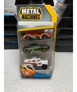Zuru Metal Machines Die Cast Cars 1:64  3 Pack Bandit Blitz Sandstorm - $160.31 MXN