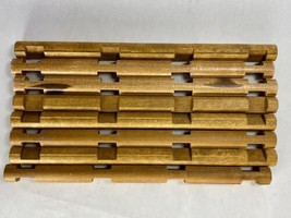 Lot of 8 Lincoln Logs 10.5&quot; 4 Notch Light  Brown Replacement Parts Pieces - $29.99