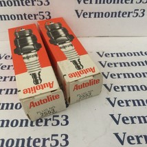 Two Autolite 2553 Small Engine Spark Plugs replaced by 2554 Champion DJ6Y - £6.09 GBP