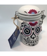 NEW DAY OF DEAD Skull Hinged Jar Canister Kitchen Storage/ For Many kitc... - £17.56 GBP