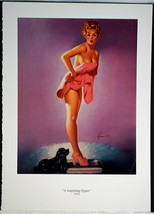 Pin-up Poster Print Edward Runci A Surprising Figure 1949 - $12.99