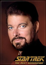 Star Trek: The Next Generation Cdr. William Riker Portrait Magnet NEW UNUSED - £3.18 GBP