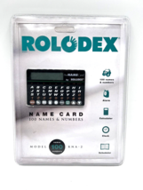 Rolodex RNA-2 Name Card Electronic Address Book Holds 50 Names And Numbe... - $8.90
