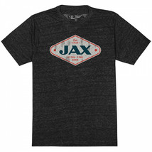 Jax Beer Logo Retro Style T-Shirt Black - £27.52 GBP