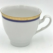 Vintage Scherzer Bavaria Germany Blue Gold Encrusted Band Coffee Tea Cup... - £9.39 GBP