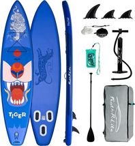 11&#39; ft 6&quot; Inflatable Stand Up Paddle Board Ultra-Light SUP w Premium Paddleboard - £132.59 GBP