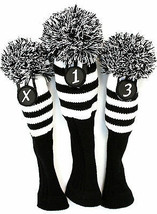 30 PACK SET WHOLESALE Knit Vintage Pom Headcover Head cover Golf Club Headcovers - £581.61 GBP