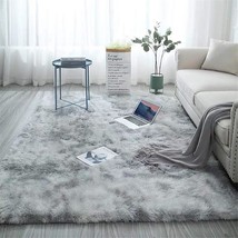 Fuzzy Abstract Area Rugs For Bedroom Living Room Fluffy Shag Fur Rug For Kids - £111.10 GBP