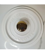 Madeira Cocotte White Ceramic Lidded Baking Dish Baker 3.5 Quart REPLACE... - $11.83