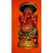 Marble Lord Ganesh Statue home handcraft indian  decor office worship use - £54.15 GBP