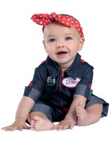 Princess Paradise Rosie The Riveter Baby Costume, As Shown, 12-18 Months - £82.07 GBP