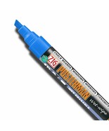 BLUE (030) Wet-Wipe Broad Chisel Tip Liquid Chalk Marker Zig Posterman P... - $23.12