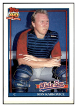 1991 Topps Ron
  Karkovice   Chicago White Sox Baseball
  Card GMMGA - £1.54 GBP