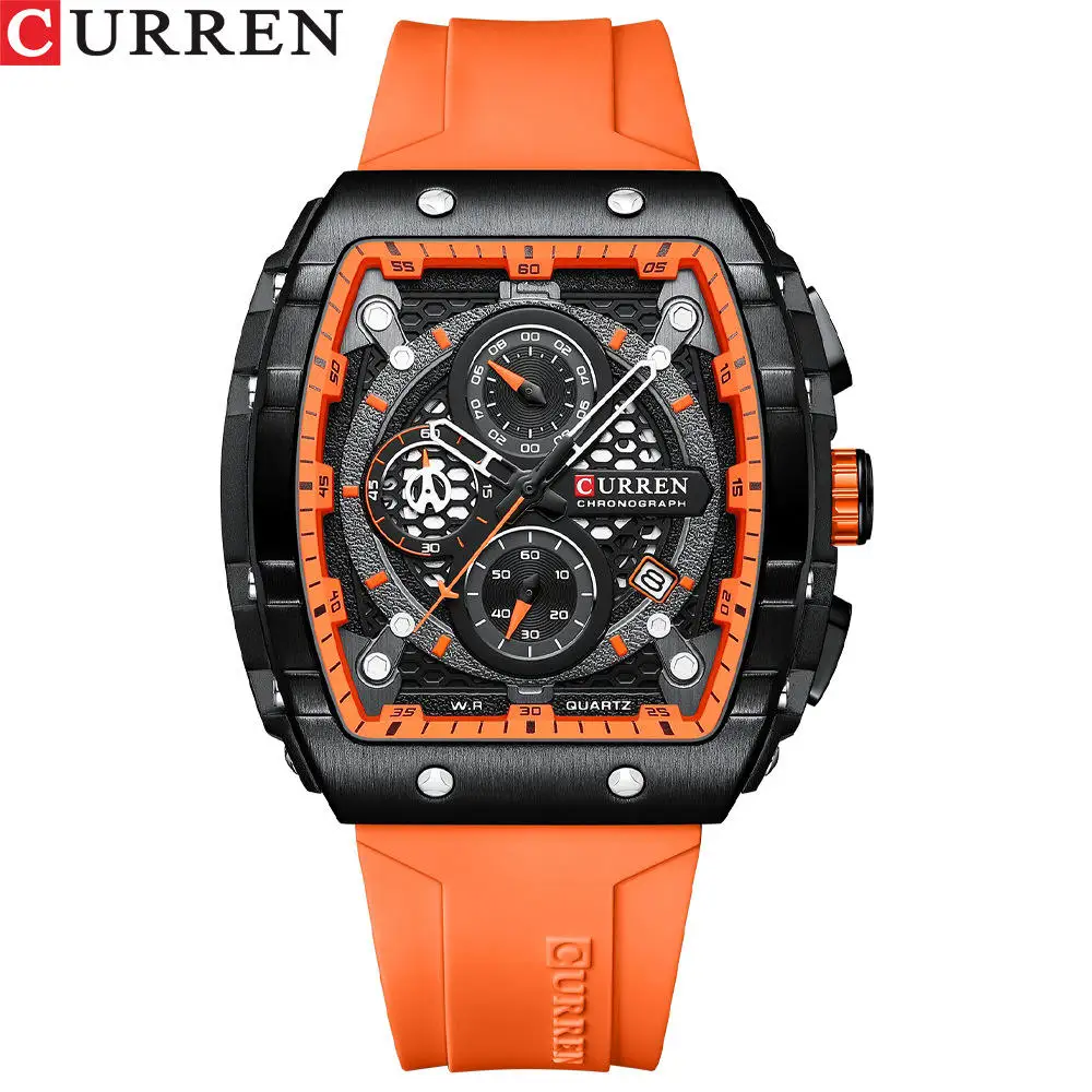 CURREN 8442 Men&#39;s Watches Top Luxury Brand Waterproof Sport Wrist Watch Chron 04 - £29.93 GBP