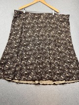 Sigrid Olsen Stretch Skirt Women Plus Size 3X Floral Lightweight Flow An... - $31.80