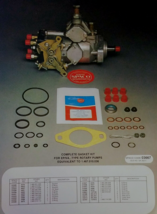 Gasket Kit For Bosch Ep / Va Type Rotary Diesel Pumps Bosch 1467010036 - £30.54 GBP
