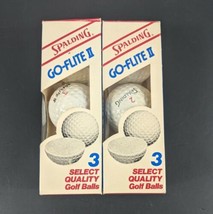 Spalding Golf Balls Go-Flite 2 Made USA (6 total) - $21.46