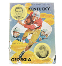 Kentucky Wildcats Vs Georgia Bulldogs October 24th, 1959 Souvenir Program - £27.62 GBP