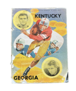 Kentucky Wildcats Vs Georgia Bulldogs October 24th, 1959 Souvenir Program - £27.21 GBP