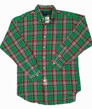 NEW Vintage Polo Ralph Lauren Shirt!  Red or Green Plaid  Blake Style Very Roomy - £39.14 GBP