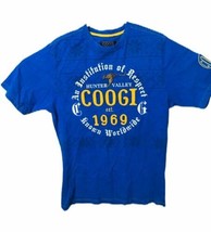 Vintage COOGI Premium  Colors 1969 Short Sleeve Men’s Size Large L Navy/... - $31.28