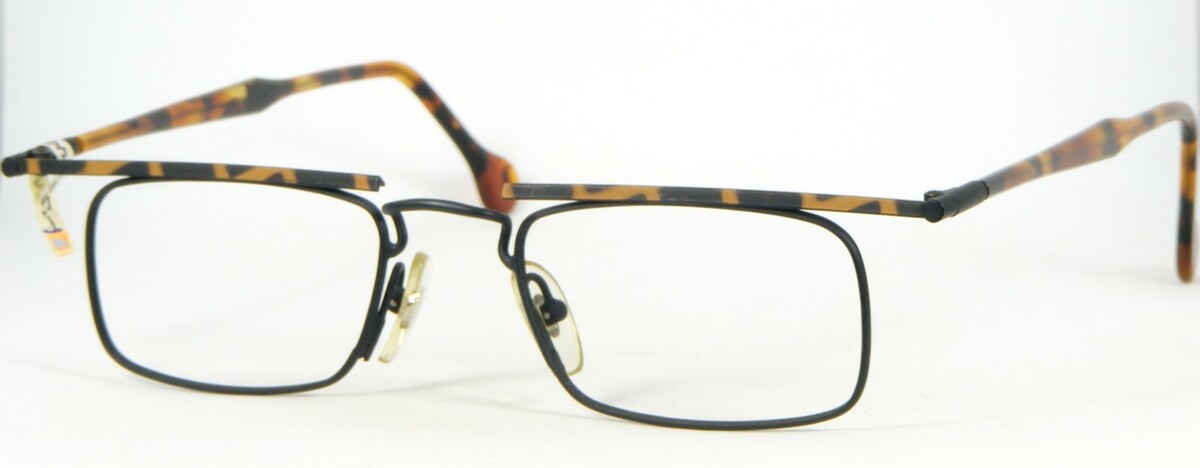 Lunettes Vintage L2 TLH MOD 08 Noir Mat / Ocre 47-20-150mm (Notes) - $96.02