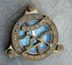 Captain&#39;s Brass Sundial Compass 2.5&quot; - Brass Desk Compasses - Nautical D... - £21.34 GBP
