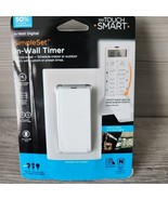 myTouchSmart 24-Hour Indoor In-Wall Timer - 2 Custom ON/OFF Times White ... - £11.71 GBP