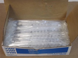 175 VWR 53281-644 Serological Sterile/Plugged Disposable Glass Pipet 1 x... - $19.36