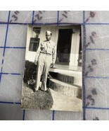 WWII Photograph African American Soldier In Uniform Military Army - $11.47