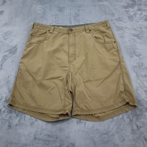 Cabelas Shorts Mens 38 Brown Mid Rise Flat Front 5 Pocket Design Bermuda Bottoms - £23.33 GBP