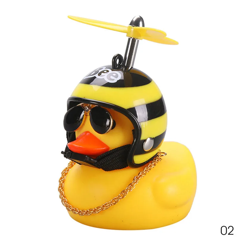 Hot Bicycle Duck Bell With Light Broken Wind Small Yellow Duck With Flash Light  - £85.12 GBP