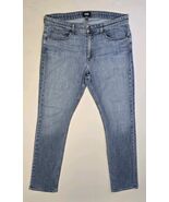 Paige Mens Federal Jeans Size 36x33.5 Slim Straight Mid Rise Blue Slade ... - $35.39 CAD