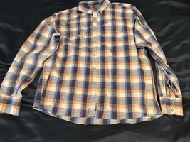 Wrangler Retro Pearl Snap Shirt XXL Western Plaid Long Sleeve Cowboy Style - $24.05